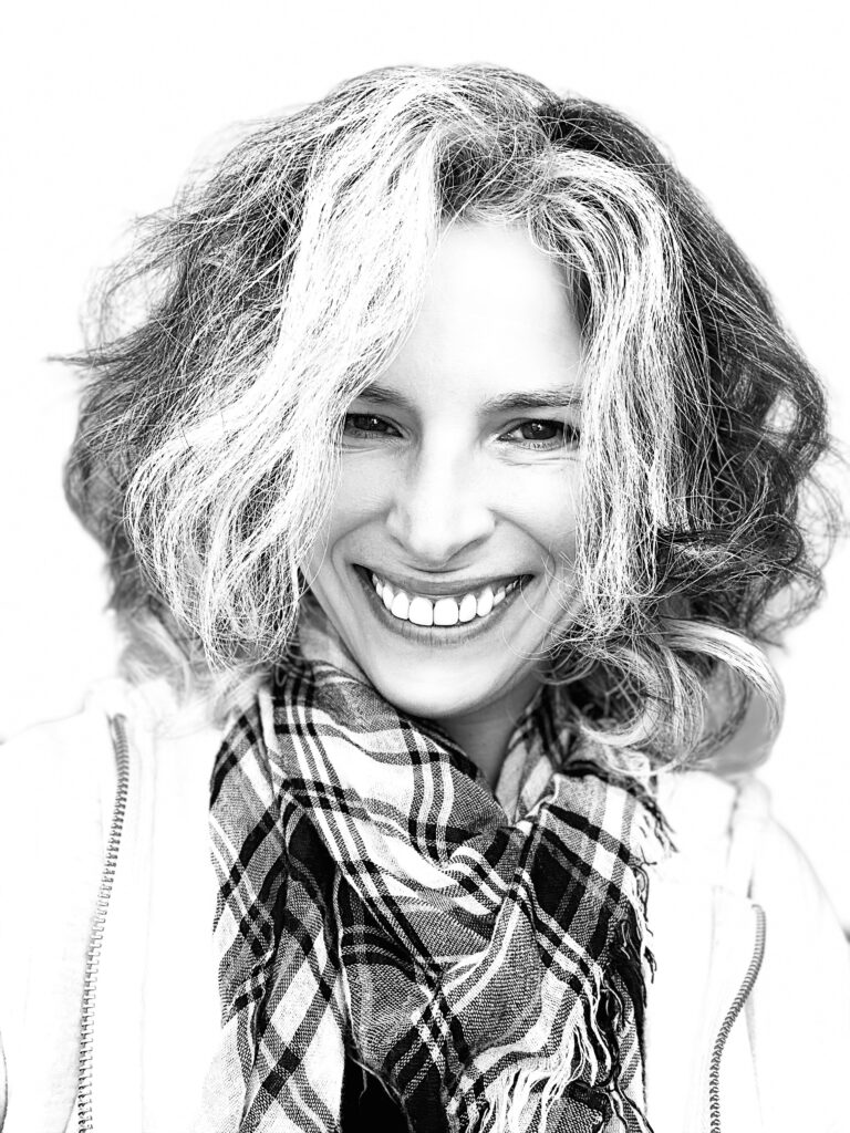 Katie Cavenagh black and white headshot photo